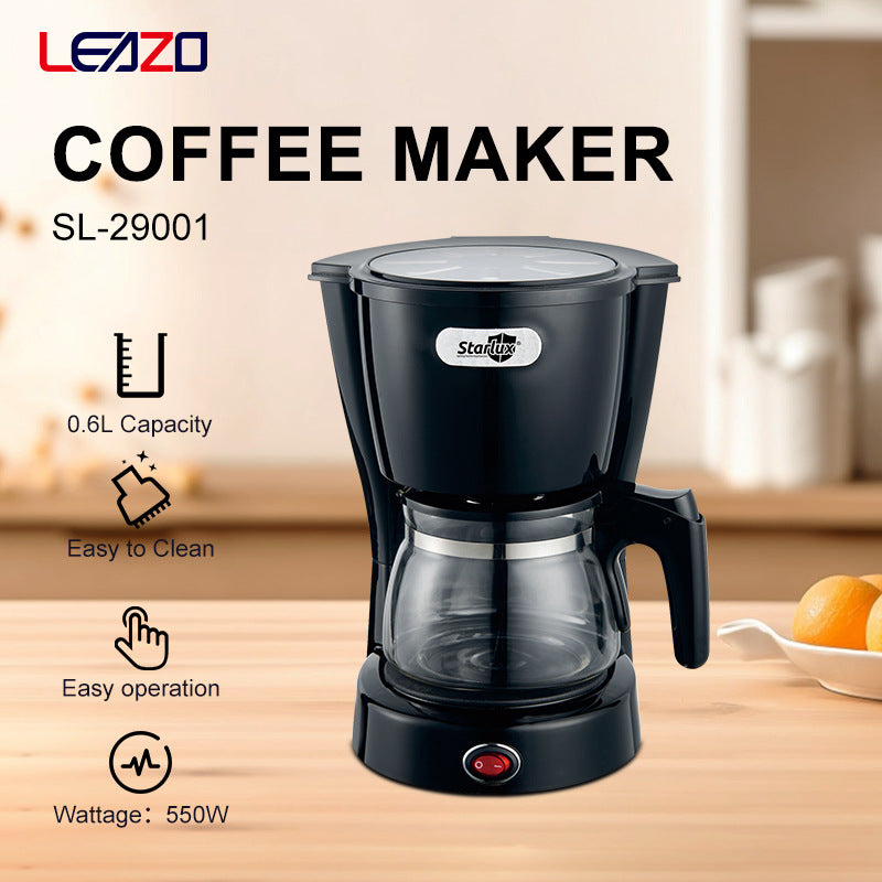 Cross border semi-automatic drip coffee machine, home office coffee pot, foreign trade electric coffee pot